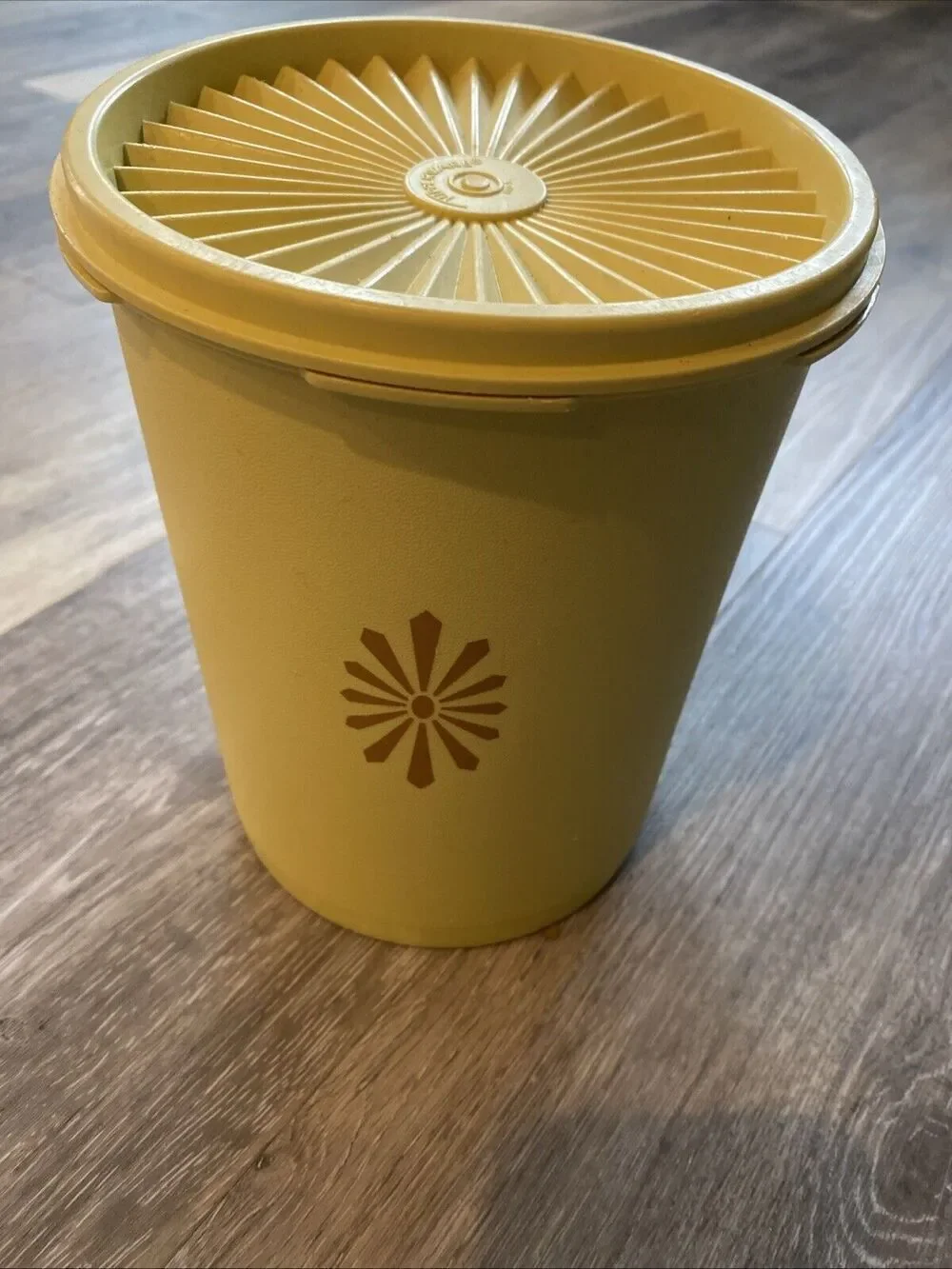 Tupperware Harvest Canister 809-4 With Lid Vintage
